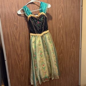 Disney Princess Costume for Kids - Black and Gold with Green Accents